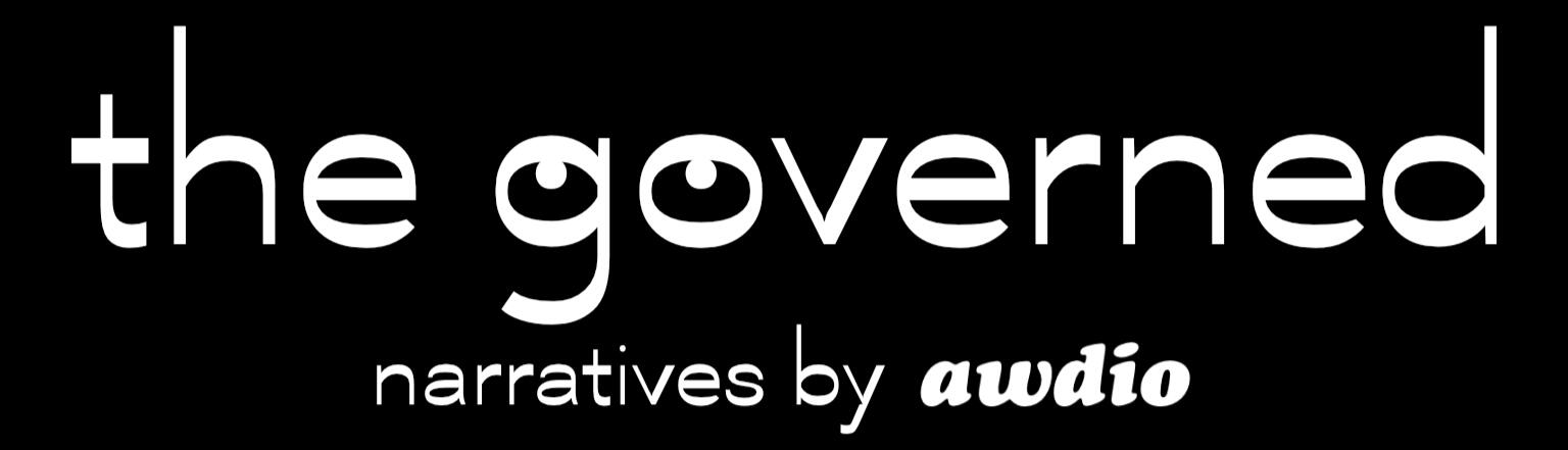 Governed logo white